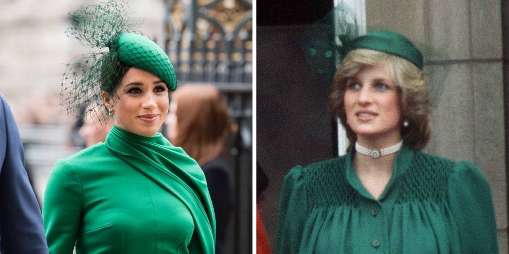 Meghan Markle Coincidentally Twinned with Princess Diana for Her Commonwealth Day Look - www.harpersbazaar.com
