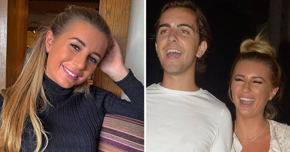 Dani Dyer puts on cheerful display after split from Sammy Kimmence as she enjoys a beer with her nan - www.ok.co.uk