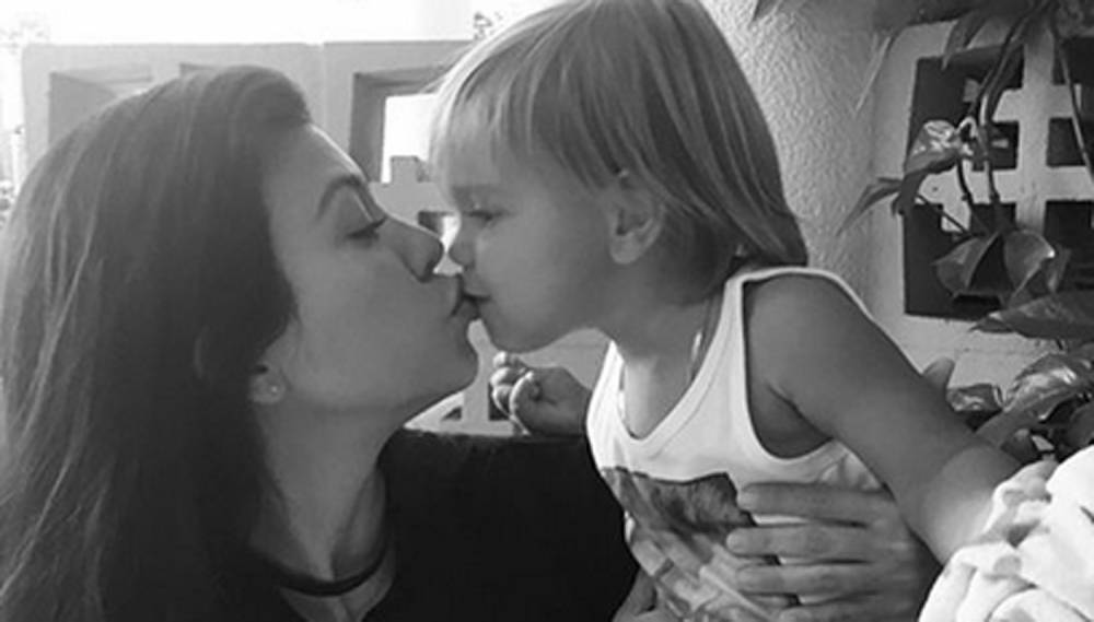 Kourtney Kardashian Responds to Critics of Her Kissing Her Kids on the Lips - www.justjared.com