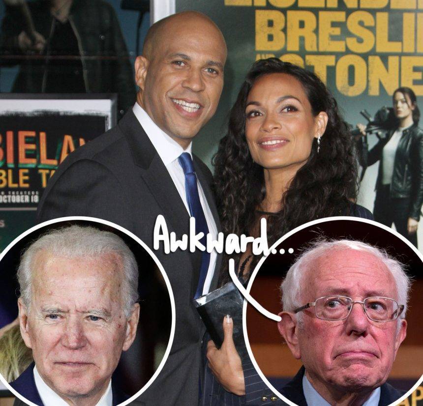 Rosario Dawson Endorses Bernie Sanders After BF Cory Booker Backs Joe Biden! - perezhilton.com
