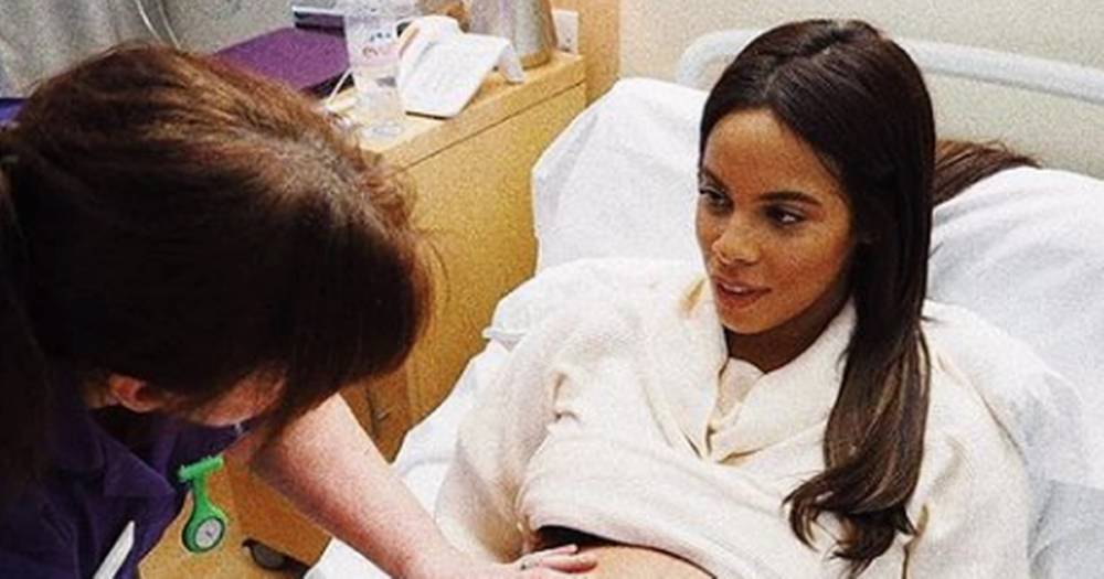 Rochelle Humes shares candid snaps of herself in labour with daughter Valentina as fans gush over 'glam' pictures - www.ok.co.uk