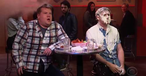James Corden and Niall Horan really commit to this ridiculous hot wings sketch - flipboard.com