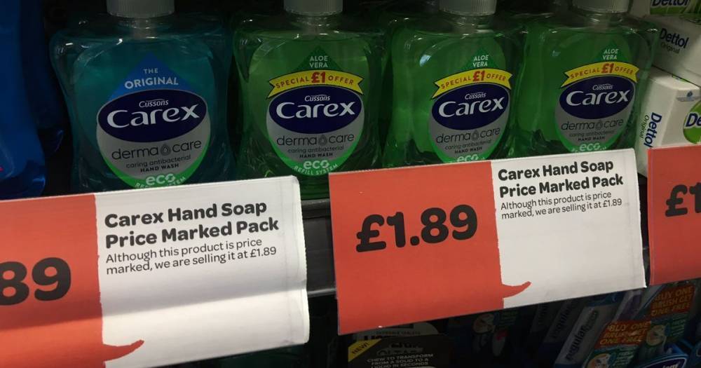 SPAR blasted as 'shameful and greedy' after increasing £1 hand soap price...it says it was an 'honest mistake' - www.manchestereveningnews.co.uk - Manchester