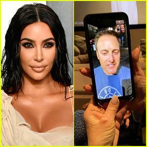 Kim Kardashian FaceTimes with Chris Harrison After 'Bachelor' Finale - www.justjared.com