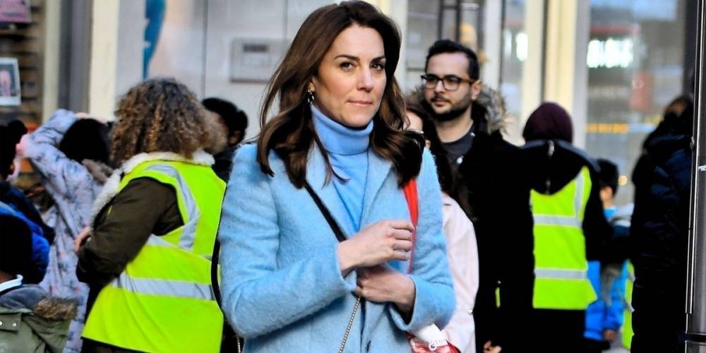 Kate Middleton Dons a Baby Blue Coat for a Casual-Chic Shopping Run - www.harpersbazaar.com - Ireland