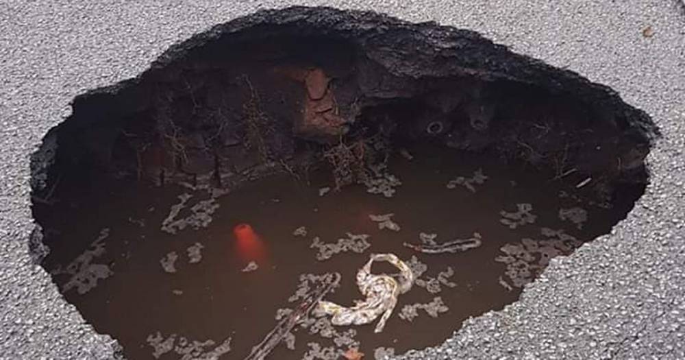 Urgent repairs to be carried out after a section of road collapsed in Bolton - www.manchestereveningnews.co.uk