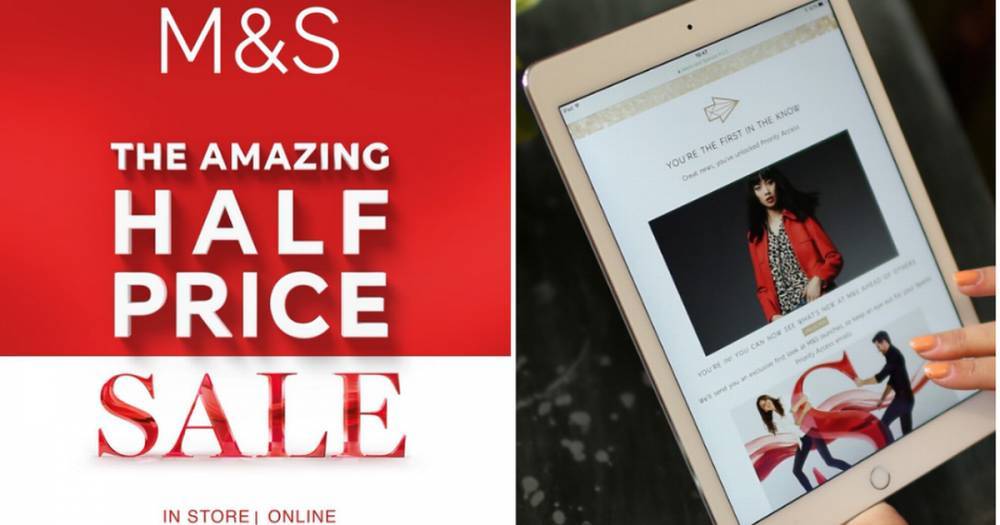 M&S in hot water with loyal shoppers after half price sale email 'fail' - www.manchestereveningnews.co.uk