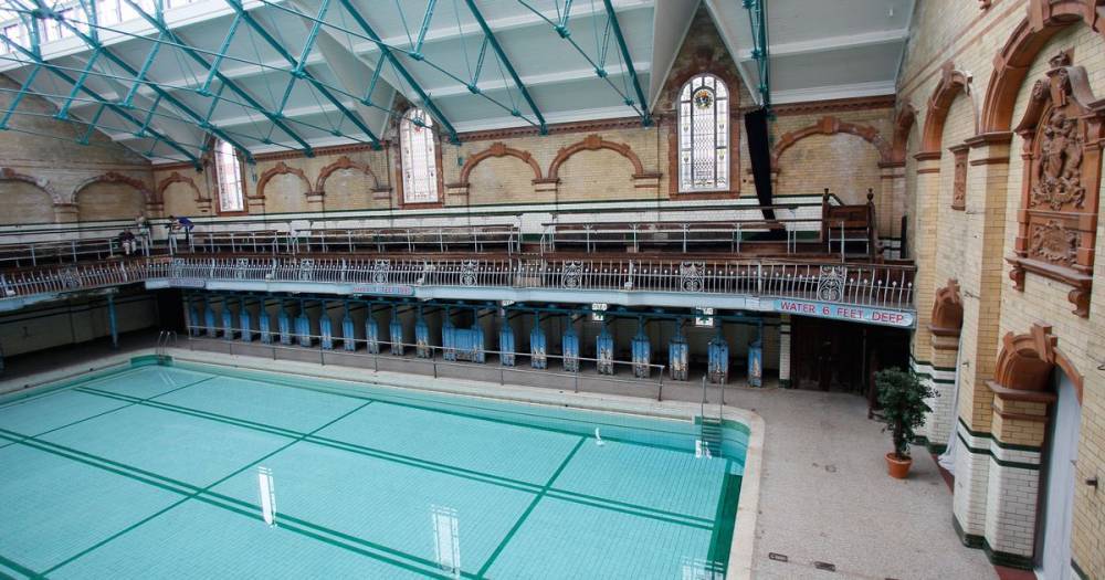 Iconic 'water palace' Victoria Baths reveals £4.5m bid to restore its Turkish Baths - and backs planned £250m 'spa and tropical paradise' in Trafford Park - www.manchestereveningnews.co.uk - Manchester - Turkey - county Bath