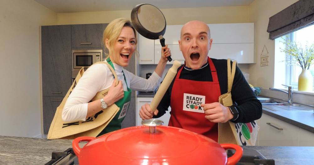 Ayr fitness lover who lost seven stone takes on fiancée in cook off on Ready Steady Cook - www.dailyrecord.co.uk