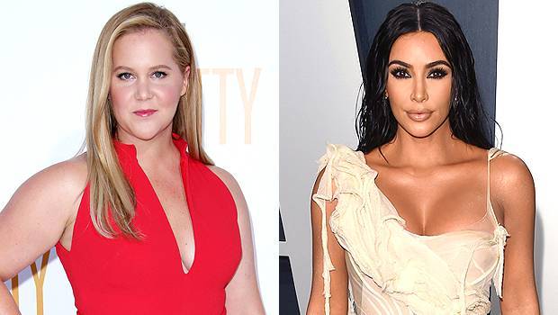 Amy Schumer Mocks Kim’s Body Wear Collection By Squeezing Into Fake Look To Hit ‘Runway’ – Pic - hollywoodlife.com