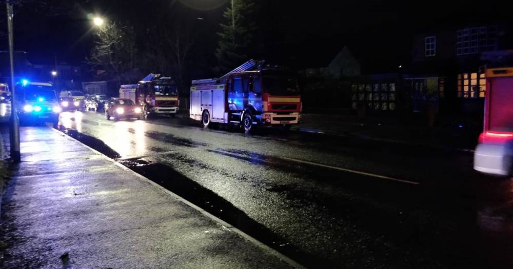 Dozens of firefighters tackle huge blaze at industrial estate - www.manchestereveningnews.co.uk - Manchester