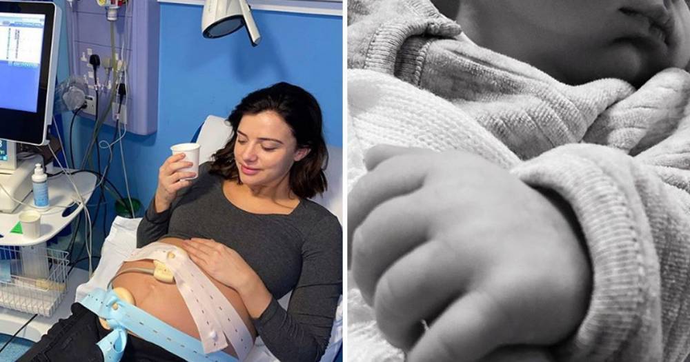 Lucy Mecklenburgh jokes about her lack of sleep after giving birth to first child with fiancé Ryan Thomas - www.ok.co.uk