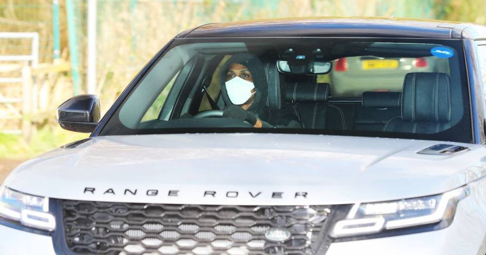 Manchester United player Odion Ighalo arrives for training wearing face mask amid coronavirus outbreak - www.manchestereveningnews.co.uk - Manchester