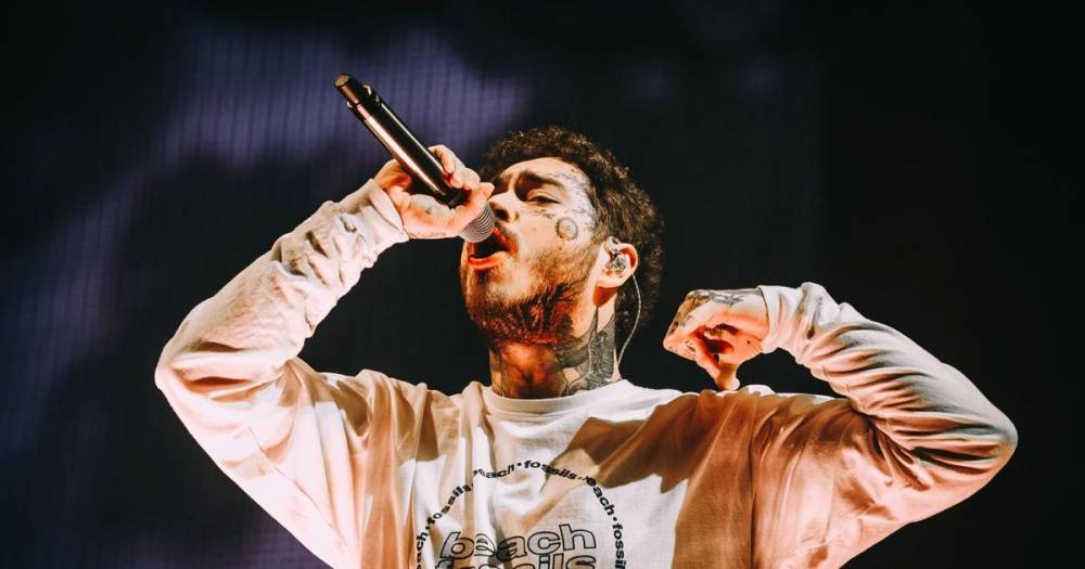 Post Malone feels online heat after continuing with concert - www.wonderwall.com - city Denver