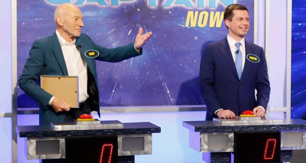 Patrick Stewart Faces Off Against Superfan Pete Buttigieg In 'Star Trek' Quiz! (Video) - www.justjared.com - USA