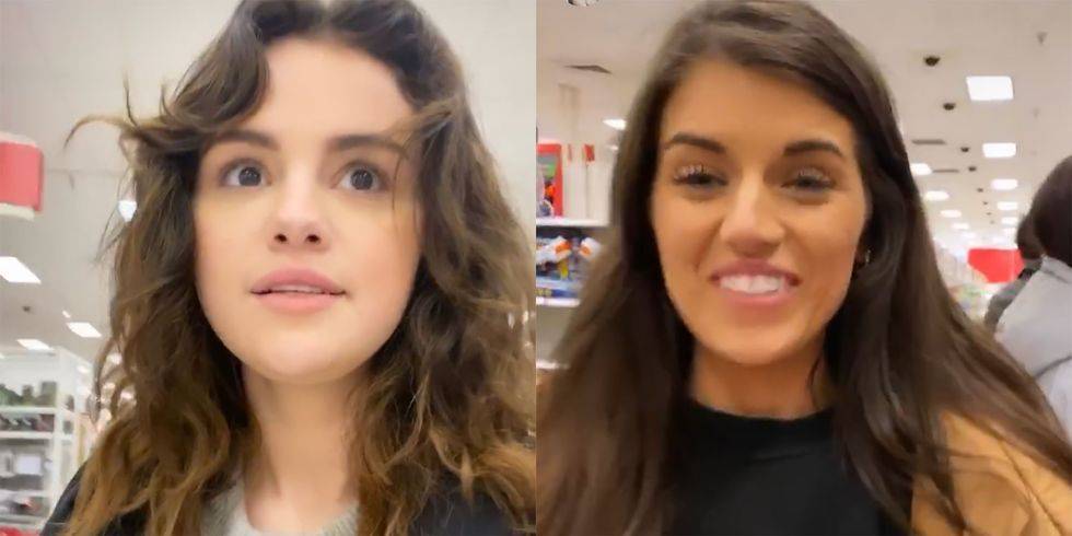 Selena Gomez and Madison Prewett Went on a Makeup-Free Target Run - www.marieclaire.com