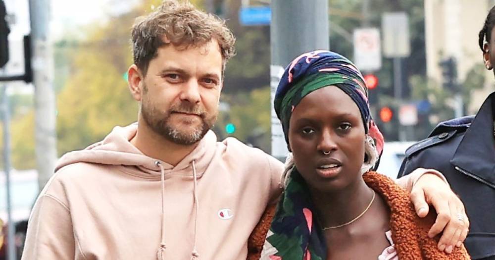 Joshua Jackson Kisses Pregnant Wife Jodie Turner-Smith as They Step Out With His Mom: Photos - www.usmagazine.com - Smith - Indiana - city Jackson - county Turner