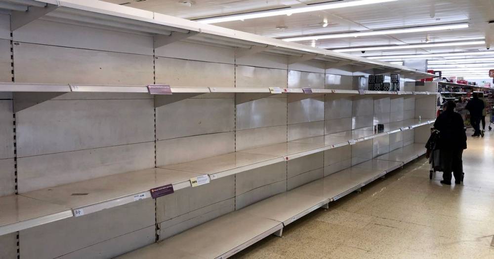 Supermarkets forced to ration items as panic buyers strip shelves over coronavirus fears - www.dailyrecord.co.uk