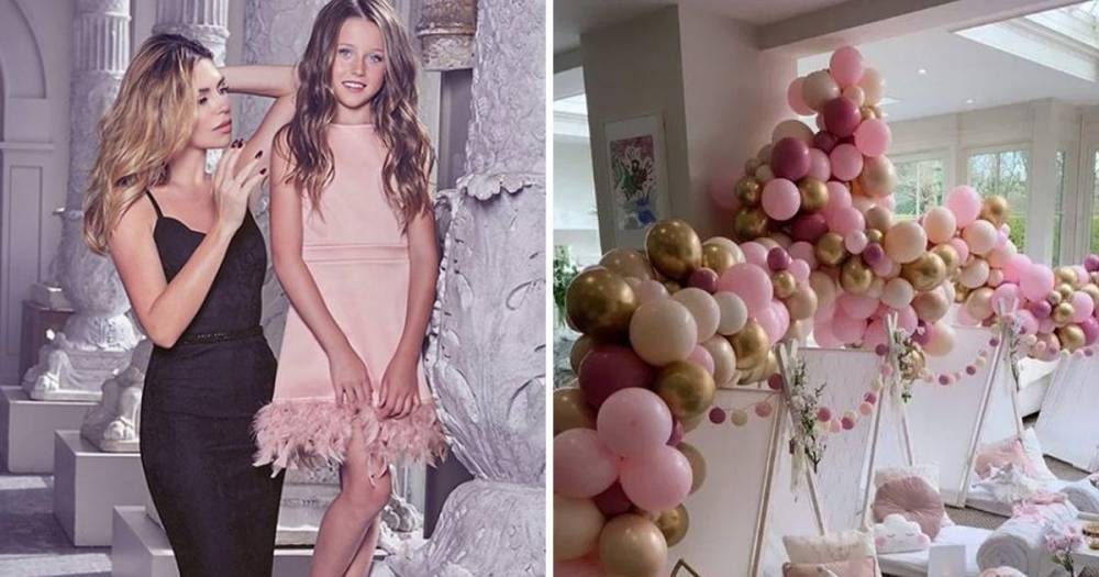 Abbey Clancy throws daughter Sophia incredible sleepover birthday party with spa treatments and teepees - www.ok.co.uk - Britain