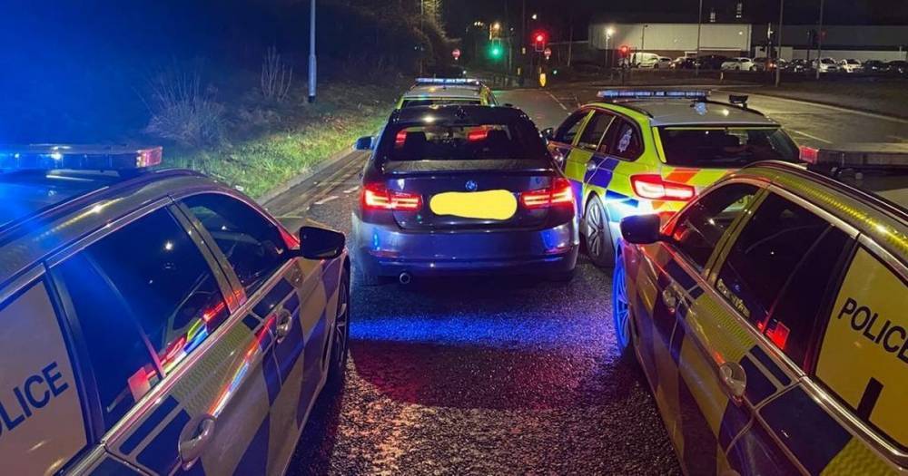 BMW leads police on 20 minute car chase around Bolton - www.manchestereveningnews.co.uk - Manchester