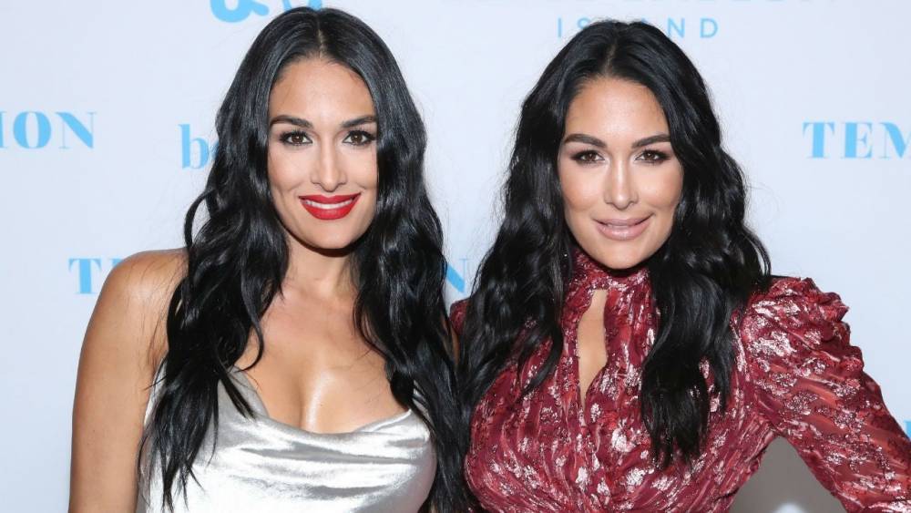 Nikki and Brie Bella Show Off Their Baby Bumps in Bikinis While Social Distancing - www.etonline.com