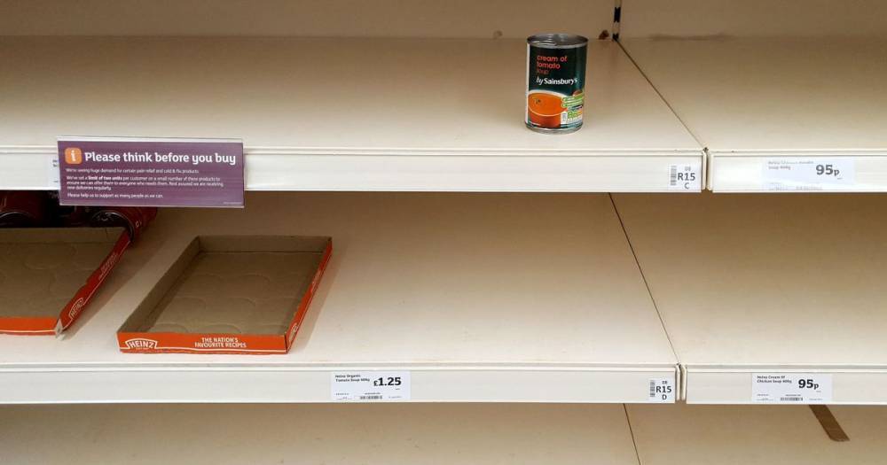Downing Street says there is 'no need' to panic-buy as supermarkets issue statements on stock - www.manchestereveningnews.co.uk - Britain