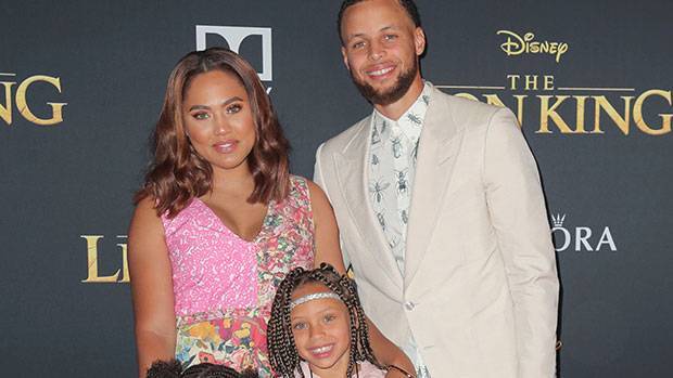 Steph Curry Cozies Up To His 3 Kids Wife Ayesha While Celebrating 32nd Birthday — Pic - hollywoodlife.com