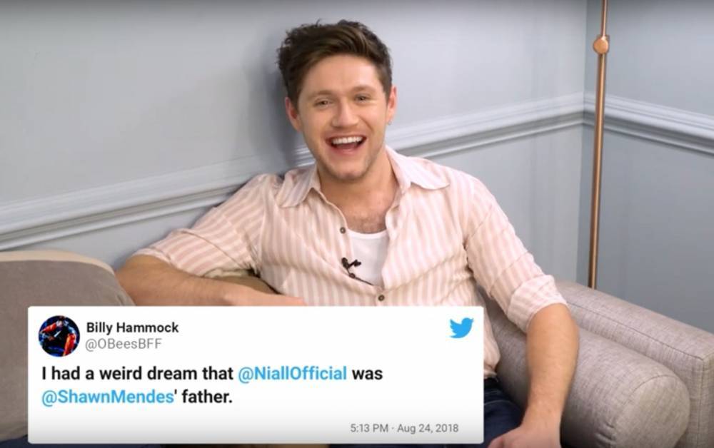 Niall Horan Giggles Through ‘The Late Late Show’ Segment ‘Tweet Dreams’ - etcanada.com - Ireland