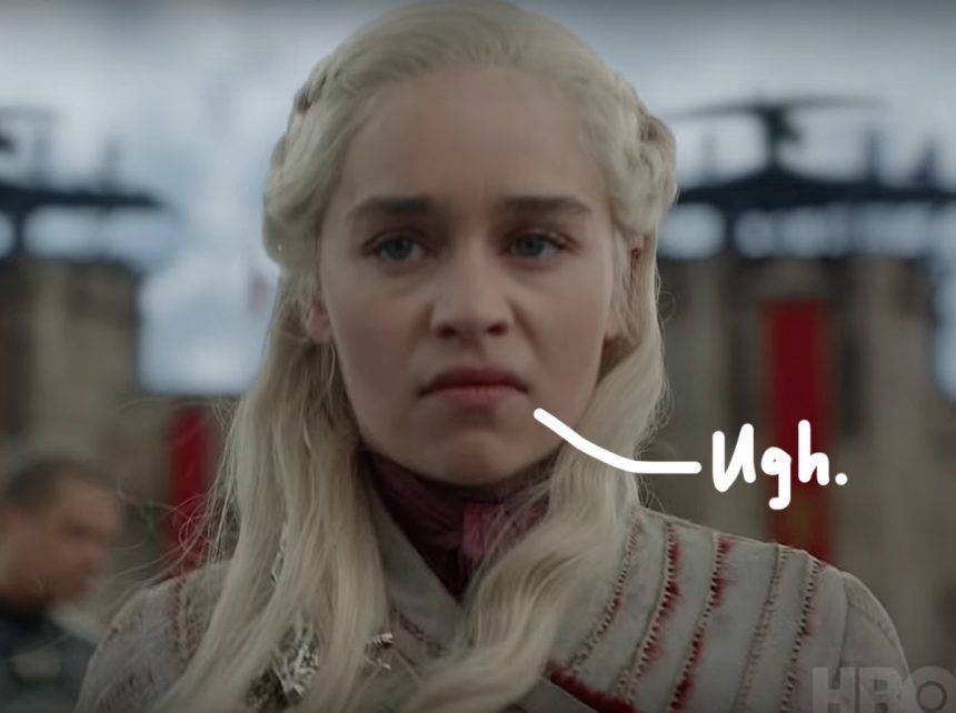 Game Of Thrones News: Emilia Clarke Reveals What ‘Annoyed’ Her About Finale & Cast Member Reveals Coronavirus Diagnosis! - perezhilton.com - Britain