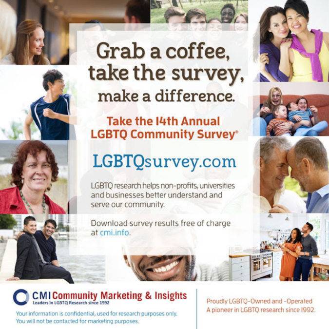 14th Annual CMI LGBTQ Community Survey is underway - qvoicenews.com