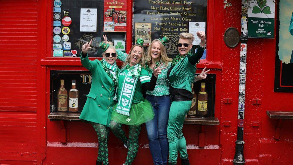Virus dampens St. Patrick's Day revels around the world - abcnews.go.com - Ireland - Dublin
