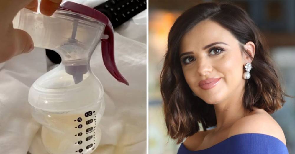 Lucy Mecklenburgh shares honest mum fail after expressing milk to help with baby son's night feeds - www.ok.co.uk