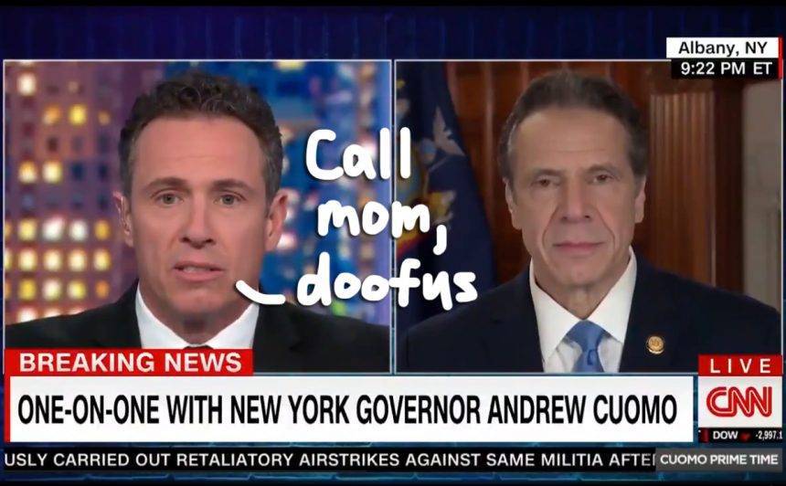 New York Governor Andrew Cuomo & Brother Chris Fight On Air Over Who Their Mom’s Favorite Child Is During Coronavirus Interview! - perezhilton.com - New York - New York - county Andrew