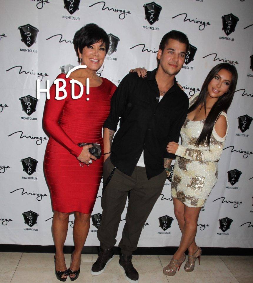 The KarJenners Wish Rob Kardashian A Happy 33rd Birthday! - perezhilton.com