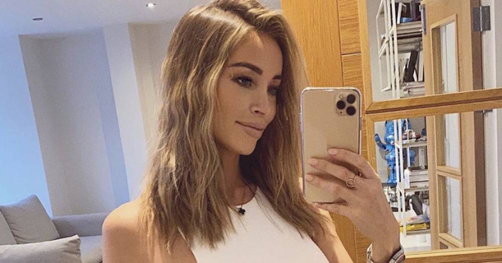 Lauren Pope shows off blossoming bump as she reveals she’s self-isolating amid coronavirus fears - www.ok.co.uk