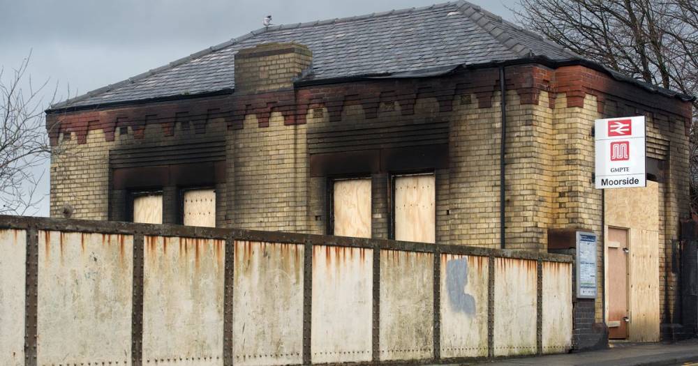 Train station fire caused by burning wheelie bins that were dragged into empty building - www.manchestereveningnews.co.uk - Britain