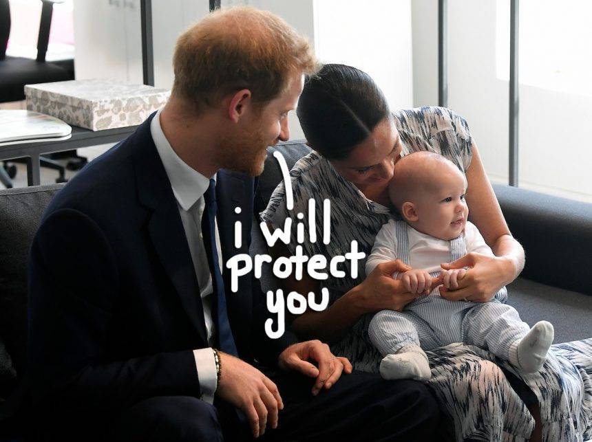 Prince Harry Made Megxit Moves To ‘Shield’ Baby Archie From ‘Negativity & Tension’ In The UK - perezhilton.com - Britain - Canada