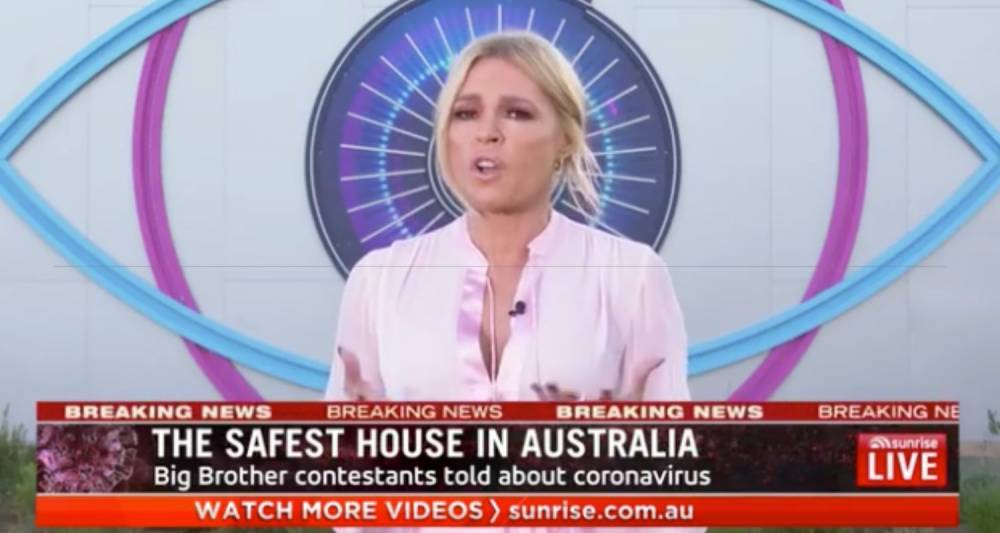 Sonia Kruger reveals Big Brother housemates' reaction to coronavirus announcement - www.who.com.au - Australia