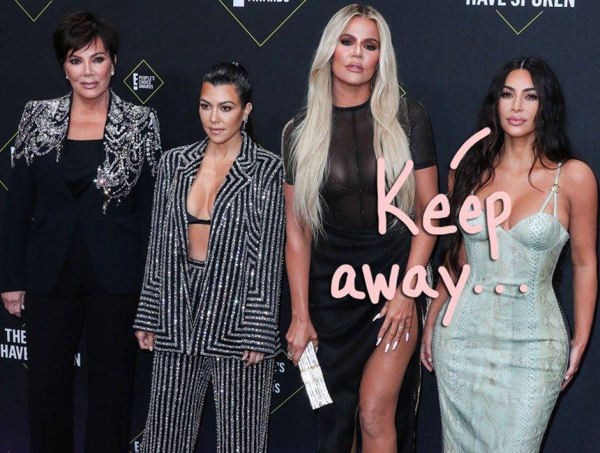 The Kardashian Family Is Taking Social Distancing Very Seriously Amid The Coronavirus Outbreak - perezhilton.com