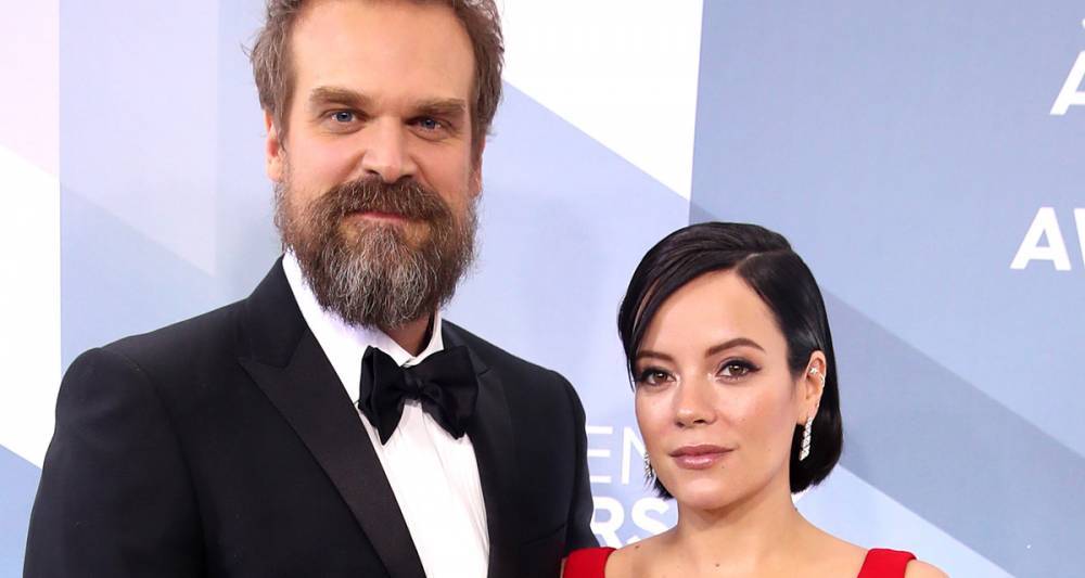 Lily Allen & David Harbour Spark Rumors That They Got Married! - www.justjared.com