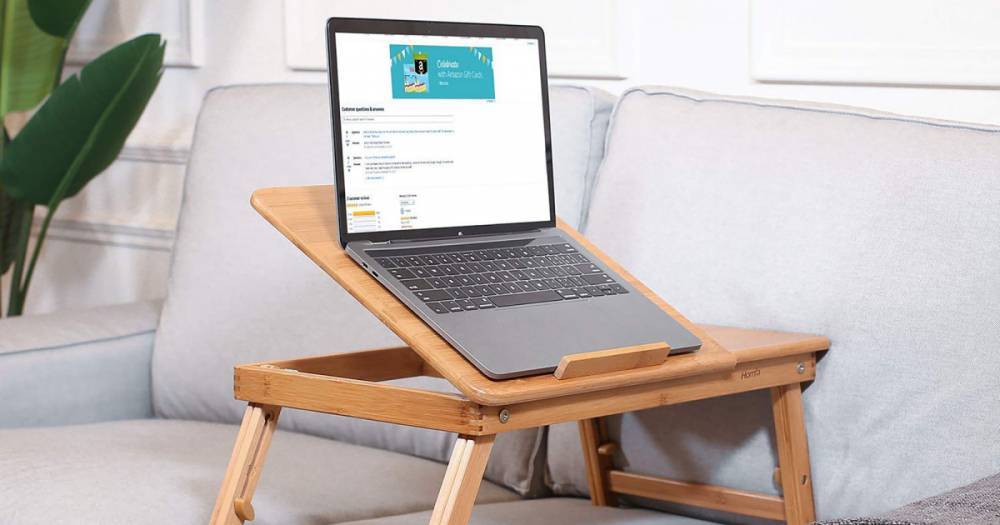 Turn Your Bed or Couch Into a Desk With This Multi-Use Product Available on Amazon — Just $38 - www.usmagazine.com