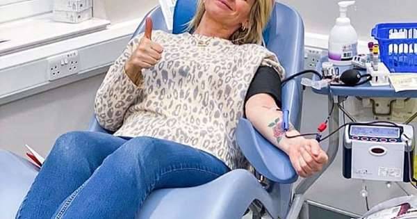 'This is desperately needed': Zoe Ball heaps praise on the 'incredible' NHS as she gives blood and urges others to continue to donate amid coronavirus crisis - www.msn.com