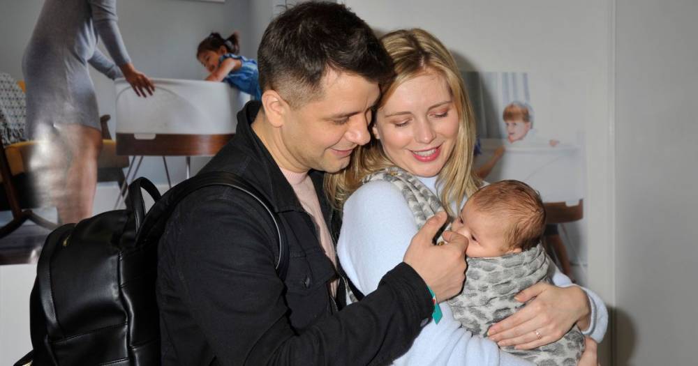Rachel Riley and Pasha Kovalev smile with daughter Maven as they enjoy family day out - www.ok.co.uk - London