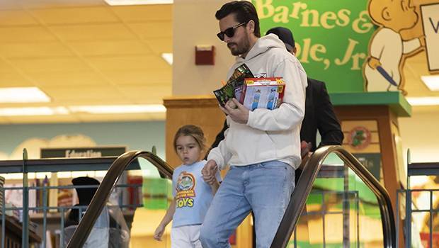 Scott Disick Is A Doting Dad To Son Reign, 5, As They Hold Hands On Shopping Trip — Pic - hollywoodlife.com