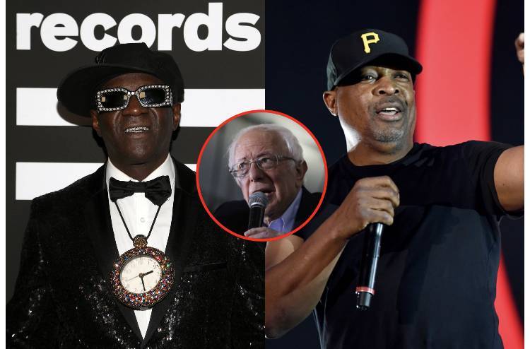 Flavor Flav Sends Bernie Sanders A Cease & Desist After Public Enemy Was Announced To Perform At A Sanders Rally–Chuck D Responds - theshaderoom.com
