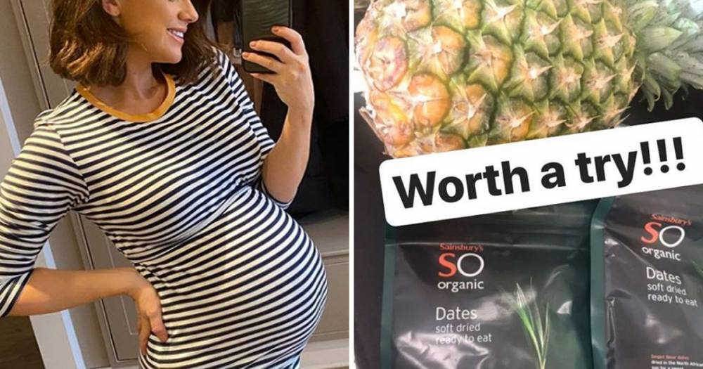 Lucy Mecklenburgh tries to induce labour as she prepares to welcome baby son into the world - www.ok.co.uk