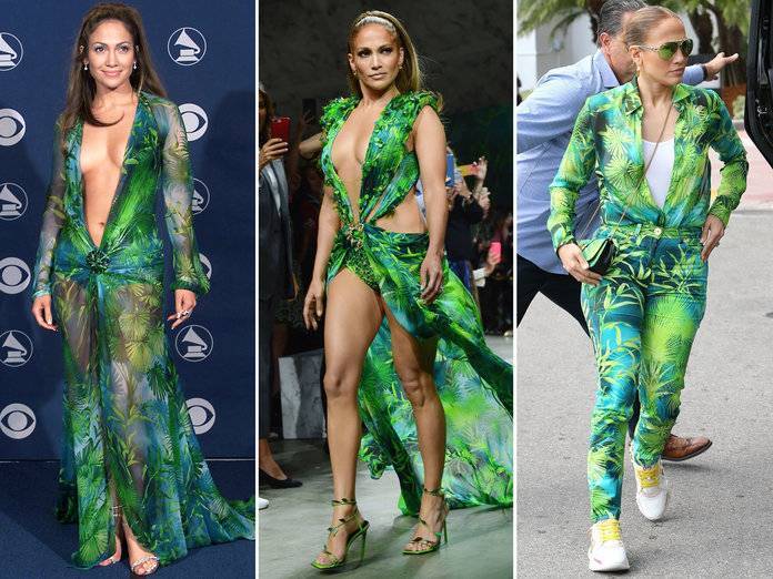 Jennifer Lopez Just Wore the Shirt and Pants Version of Her Iconic Versace Grammys Dress - flipboard.com