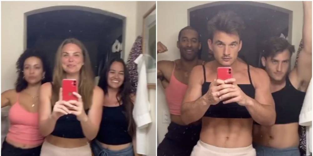 Tyler Cameron Says He "Finally Got Into" into Hannah Brown's Pants During Flip the Switch TikTok Challenge - www.cosmopolitan.com