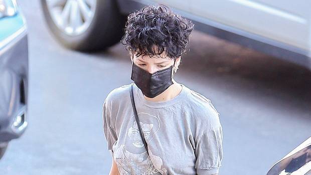Halsey Goes Makeup-Free Rocks A Face Mask While Stocking Up On Groceries - hollywoodlife.com - Los Angeles - California