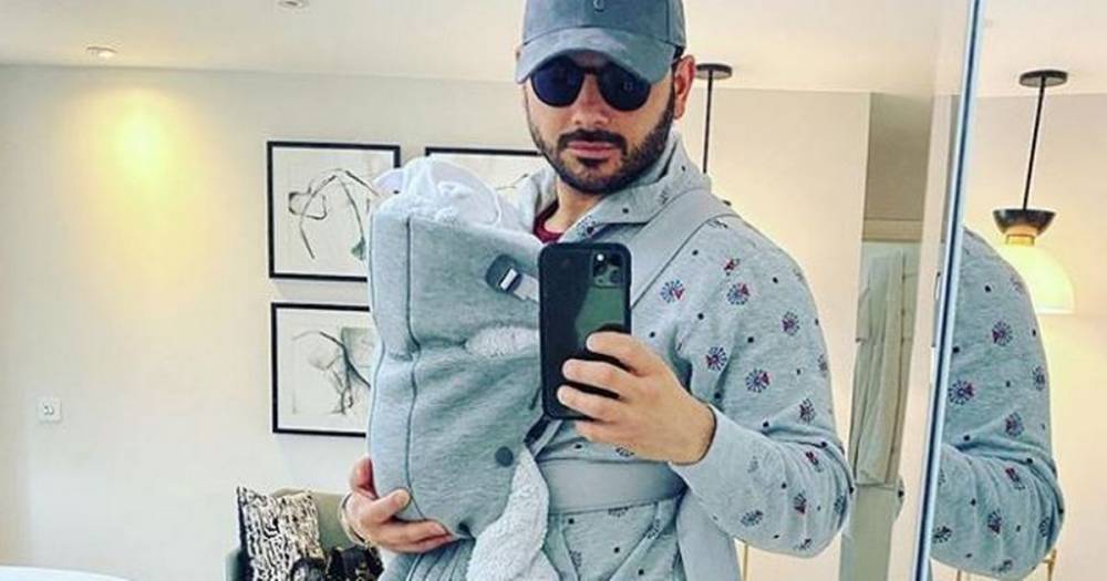 Ryan Thomas shares first adorable photo of himself and his newborn son from self-isolation - www.manchestereveningnews.co.uk